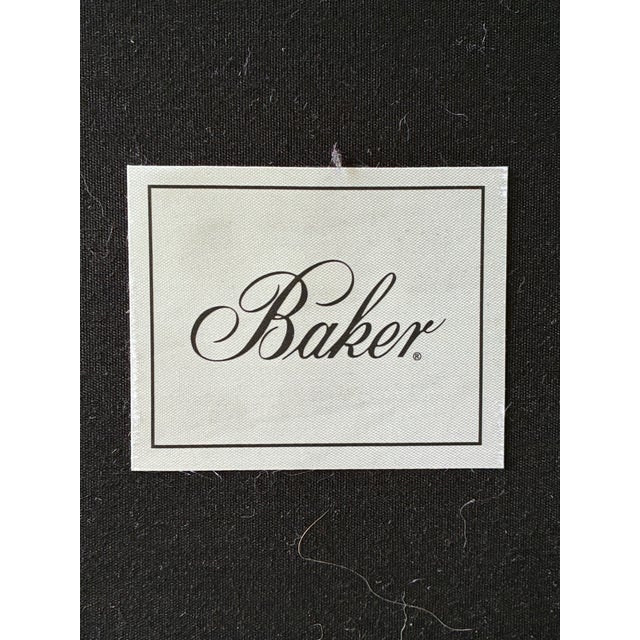 Late 20th Century Set of 6 Baker Furniture Barbara Barry Collection Dining Chairs For Sale - Image 9 of 9