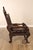 Exceptional 19th Century Anglo-Indian / Burmese Colonial Figural Carved Hardwood Throne Armchair For Sale - Image 9 of 18