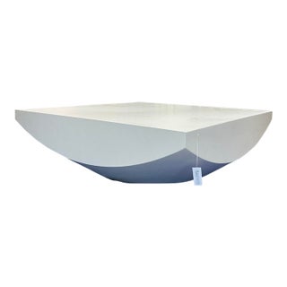 Bernhardt White Coffee Table For Sale