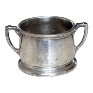Antique Silver Sugar Bowl - Grace Line & Hotel Manhattan