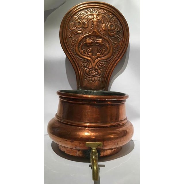 Copper Kitchen Wall Planter Pot, Italy, 1890s For Sale - Image 14 of 15