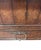 A handsome 19th century style walnut chest. Top opens up. Three brass hinges on the top. Brass handles included on lower...