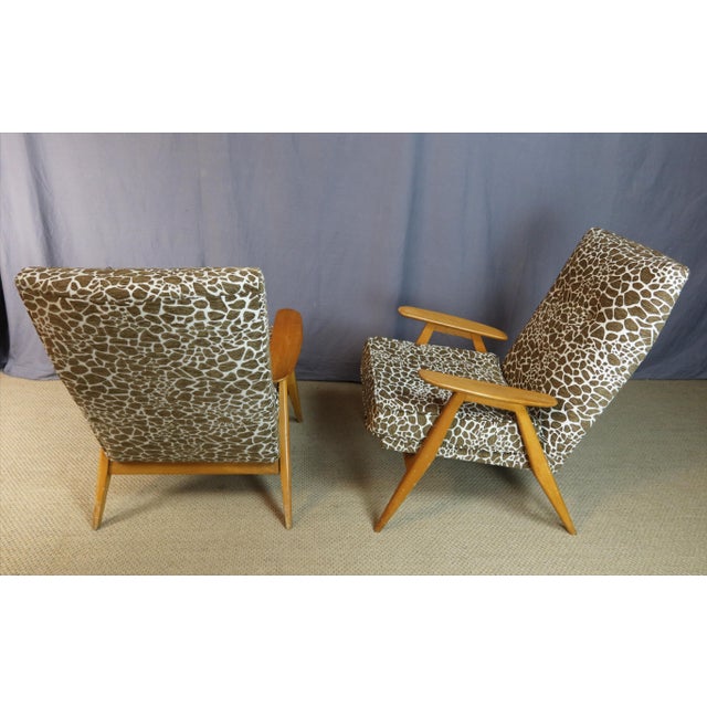 Lounge Chairs by Pierre Guariche for Steiner, 1950s, Set of 2 For Sale - Image 3 of 13