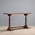 Brown Console in Poplar-Stained Walnut For Sale - Image 8 of 9