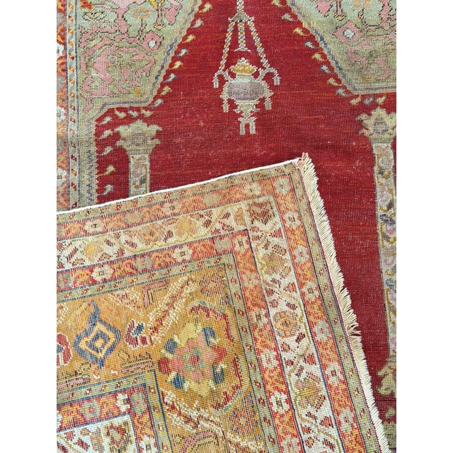 Classic Turkish Smyrna rug, semi-antique, slight signs of wear