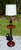Vintage Solid Mahogany Barley Twist Floor Lamp Table For Sale - Image 10 of 16