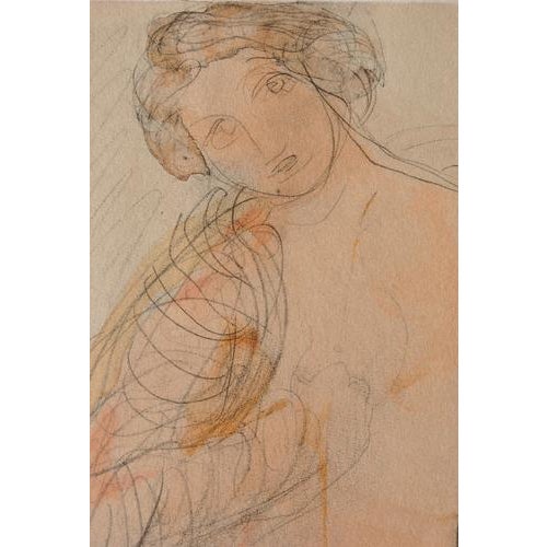 Auguste Rodin, Young Semi Nude Model, Signed Engraving For Sale - Image 4 of 5