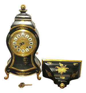 Antique Wall Clock with Key from Zenith Neuenburg, 1920s