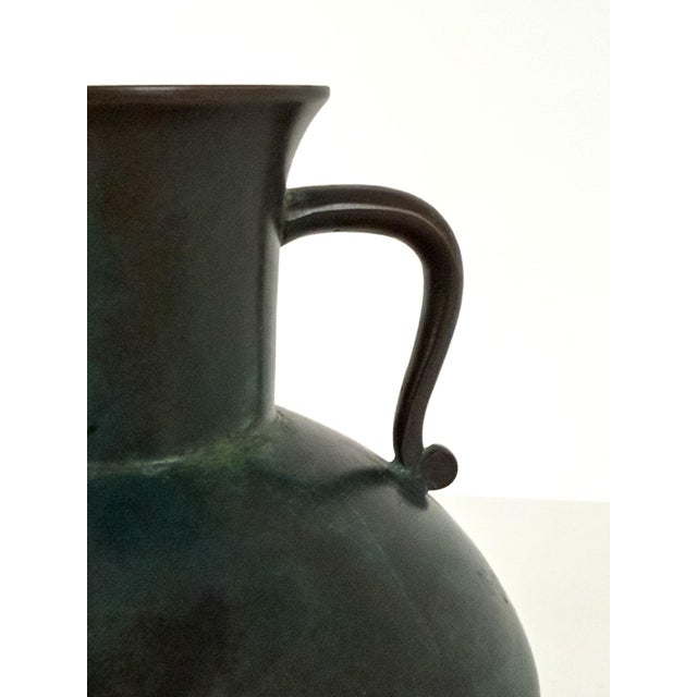 1930s Swedish Bronze Vase by Jacob Ängman for Gab, 1930 For Sale - Image 5 of 9