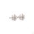 Metal 0.54 Carat Diamond Gold Earrings, Pair For Sale - Image 7 of 9