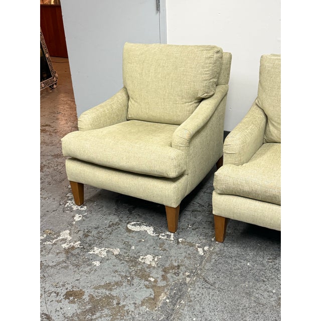 Patricia Edward Bespoke Armchairs, Pair For Sale - Image 10 of 12
