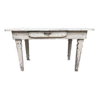 Primitive Harvest Table For Sale