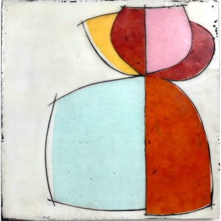 Encaustic Mixed Media Painting by Gina Cochran - "Reasons to Say Yes" For Sale