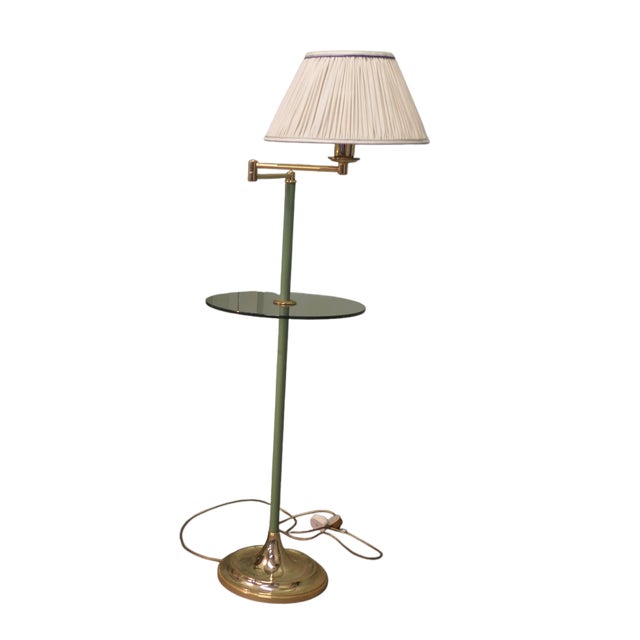 Vintage French Art Deco Adjustable Swing Arm Floor Lamps, 1970, Set of 2 For Sale