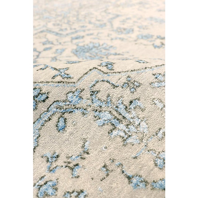 Pasargad Home Transitional Silver Area Rug-5' 9" X 9' 0" For Sale - Image 4 of 7
