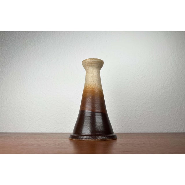 Beige Mid-Century Modern Danish Studio Pottery Vase from Ivan Grandahl, 1960s For Sale - Image 8 of 13