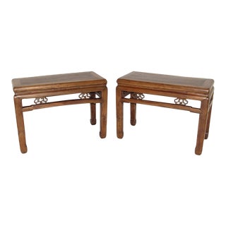 1930s Chinese Benches - a Pair For Sale