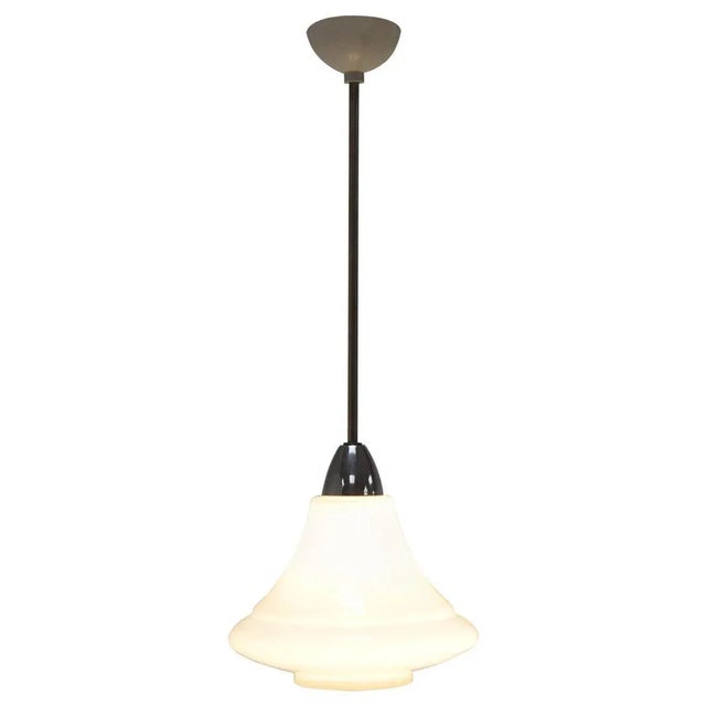 Mid-Century Glass Pendant, 1970s For Sale - Image 9 of 9