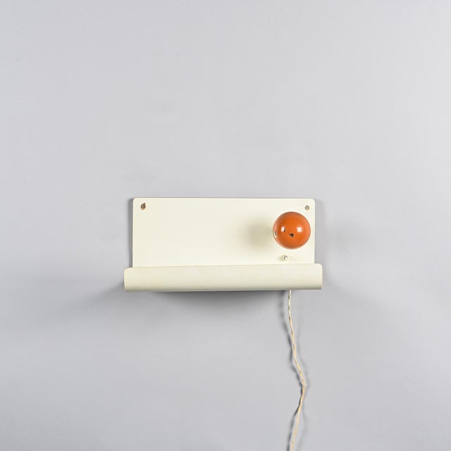 Pair of illuminated bedside tables designed by pierre guariche for the furnishing of apartments in the la plagne ski...