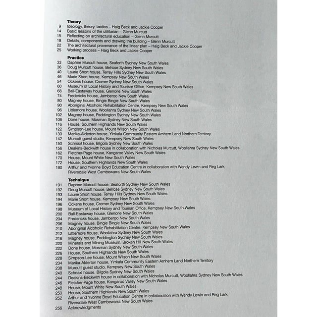 Glenn Murcutt: A Singular Architectural Practice Coffee Table Book For Sale - Image 4 of 10