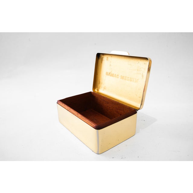 Metal Brass Box from Mechanical Engineering Company, 1920s For Sale - Image 7 of 13