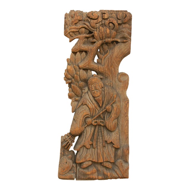 Early 1800's Architectural Ancestor Carving For Sale