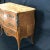 Brown French Louis XV Marquetry 19th Century Walnut Commode With Marble Top For Sale - Image 8 of 12