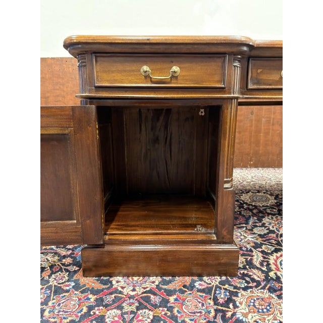 Chesterfield English Desk in Teak For Sale - Image 13 of 18