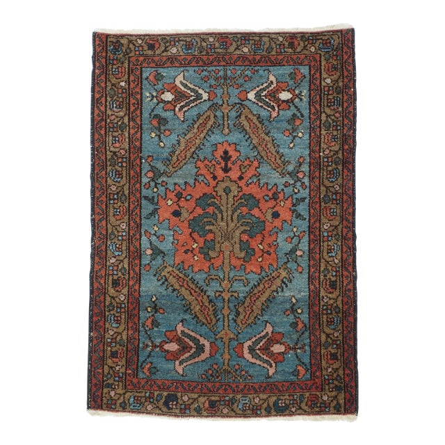 Antique Hamedan Rug 2'5'' x 3'7'' For Sale