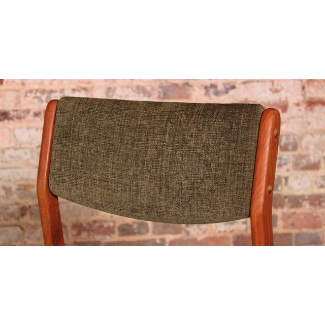 Textile Danish Teak Dining Chairs, 1960s, Set of 4 For Sale - Image 7 of 10