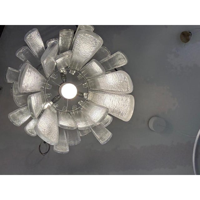 Murano Glass Waterfall Chandelier by Carlo Nason for Mazzega, 1970s For Sale - Image 12 of 14