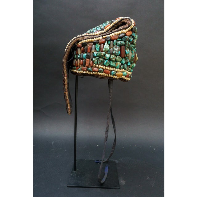 Vintage Tibetan Headdress For Sale - Image 4 of 7
