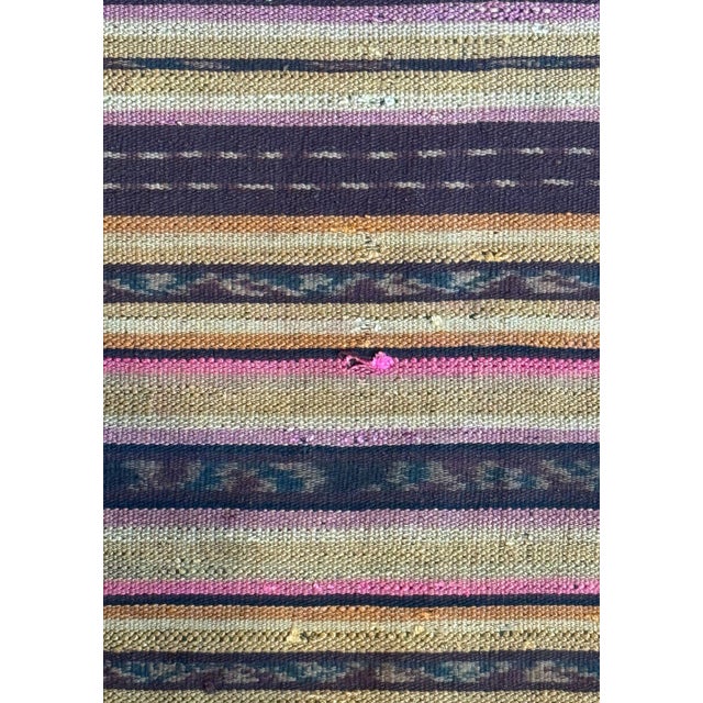 Tribal Ikat Textile From Lembata Stunning Tribal Motifs, Indonesia C. 1920 For Sale - Image 3 of 7