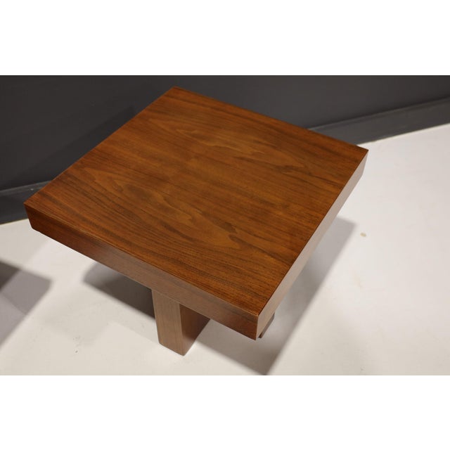 Mid-Century Modern Pair of Cruciform Occasional Tables by Milo Baughman For Sale - Image 3 of 8
