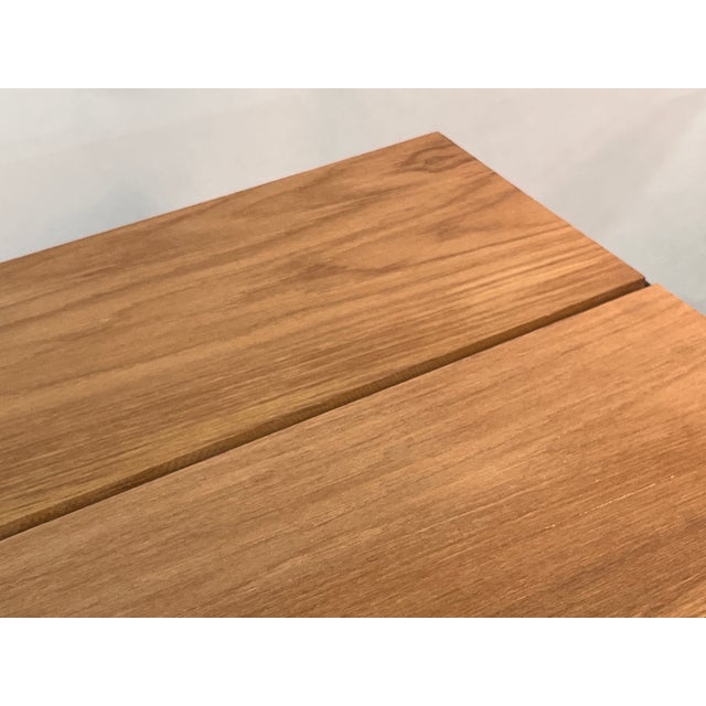 Outdoor 'Trapèze' Teak Console by Design Frères For Sale - Image 9 of 9