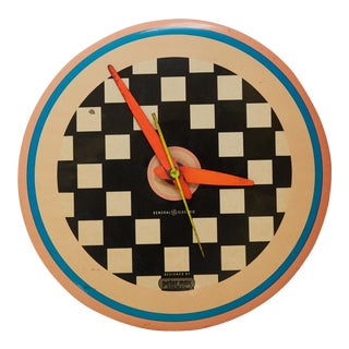 Vintage 1960s Peter Max Wall Clock For Sale