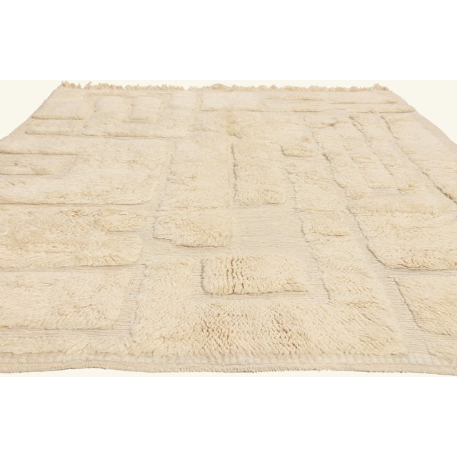 Contemporary Contemporary Beni Mrirt Moroccan Rug, 06'09 X 09'07 For Sale - Image 3 of 10