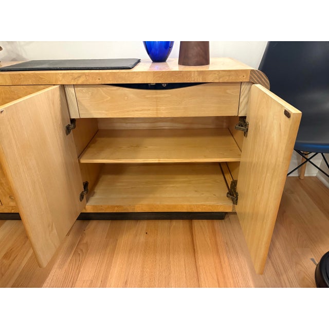 Wood 1970s Henredon Scene II Burlwood Sideboard For Sale - Image 7 of 10