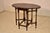 1900 - 1909 Edwardian Oak Gate-Leg Side Table From England, Circa 1900 For Sale - Image 5 of 9