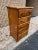 Brown Pair of Vintage Early American Primitive Style Solid Tiger Maple Nightstands Small Chests For Sale - Image 8 of 12