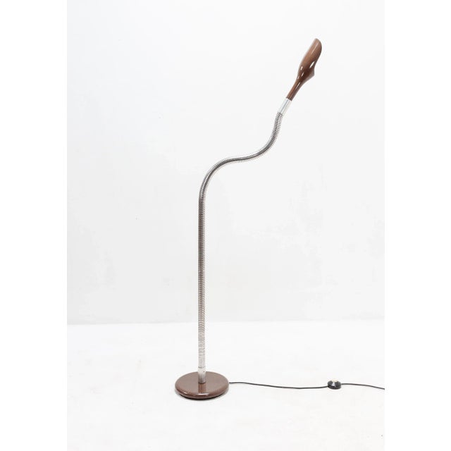 Metal Vintage Flexible Floor Lamp by Gebroeders Postuma for Gepo, 1970s For Sale - Image 7 of 11