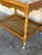 Oak Tile Top Rolling Bar Cart Serving Tea Table in Style of Henning Kjaernulf Denmark Mid-Century 1970s For Sale - Image 10 of 10
