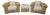Ralph Lauren Bamboo Woven Tub Chairs and Ottoman/Table- A Set For Sale