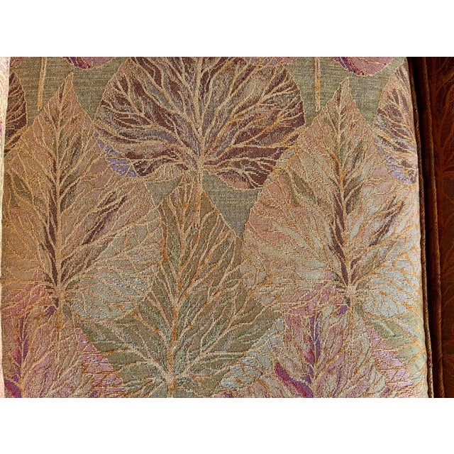 1920s A Neoclassical Settee in Botanical Tapestry Textile For Sale - Image 13 of 13