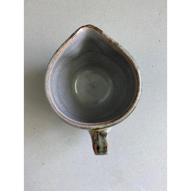 Vintage Ceramic Pottery Creamer For Sale - Image 4 of 9