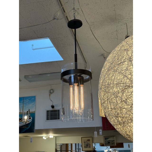 Restoration Hardware Ravelle Pendant For Sale In San Francisco - Image 6 of 12