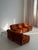 Italian Modernism Burnt Orange Modular Sofa, 1970s For Sale - Image 4 of 9