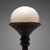 Glass Large Earthy Ceramic and Opaline Glass Floor Lamp from Doria Leuchten, Germany, 1970s For Sale - Image 7 of 11