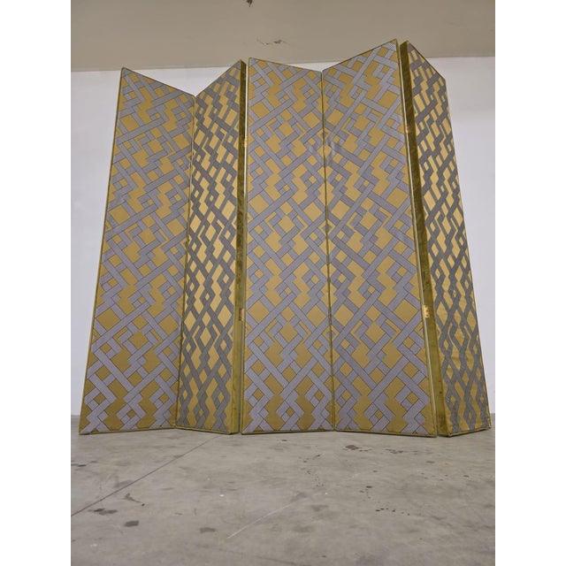 1970s Hollywood Regency Screen, 1970s For Sale - Image 5 of 18