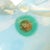 Vintage Fratelli Toso Murano Opalescent White Green Aventurine Spots Italian Art Glass Cut Rim Bowl For Sale In Orlando - Image 6 of 12